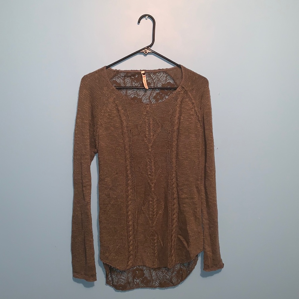 (2/$10) Poof! Olive Sweater